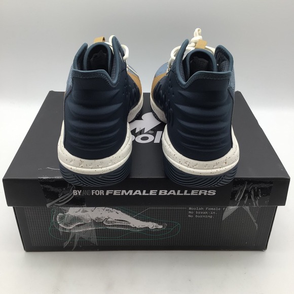 Moolah Kicks Neovolt Pro v3 Womens Basketball Shoes Blue Bronze Size 12 NEW - Picture 4 of 6